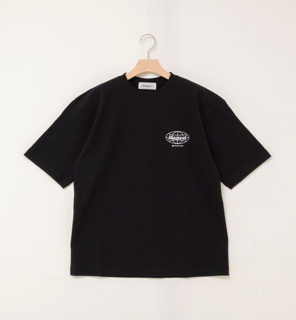 MAQWEL「【MAQWEL/マクウェル】ウォッシャブル Maqwel Earth ワイドボディプリントTシャツ」|Tシャツ・カットソー|