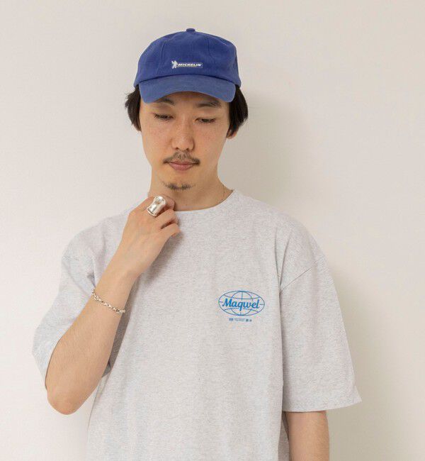 MAQWEL「【MAQWEL/マクウェル】ウォッシャブル Maqwel Earth ワイドボディプリントTシャツ」|Tシャツ・カットソー|