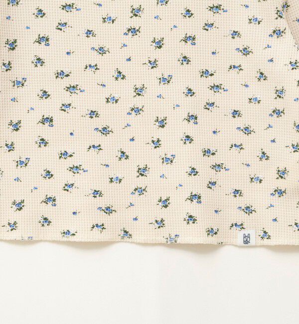 MAQWEL「【MAQWEL/マクウェル】Flower Waffleショルダーパッドプルオーバー」|Tシャツ・カットソー|