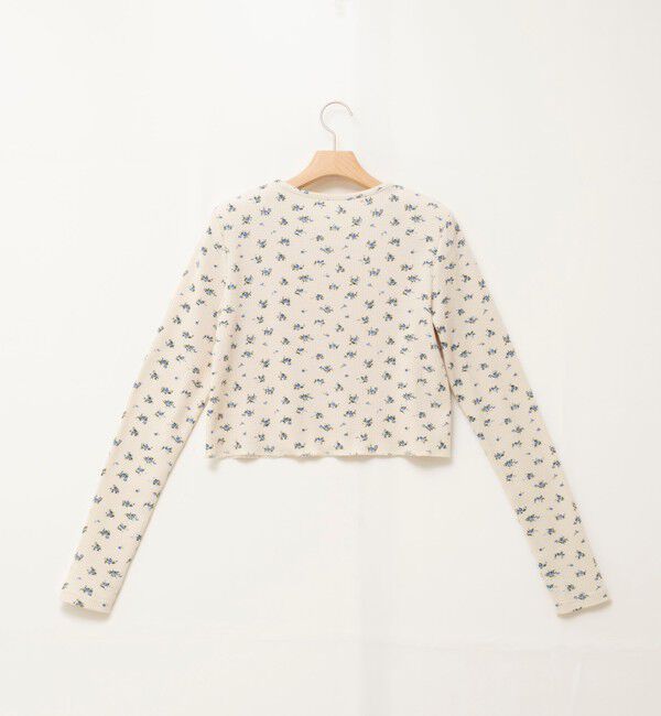 MAQWEL「【MAQWEL/マクウェル】Flower Waffleショルダーパッドプルオーバー」|Tシャツ・カットソー|