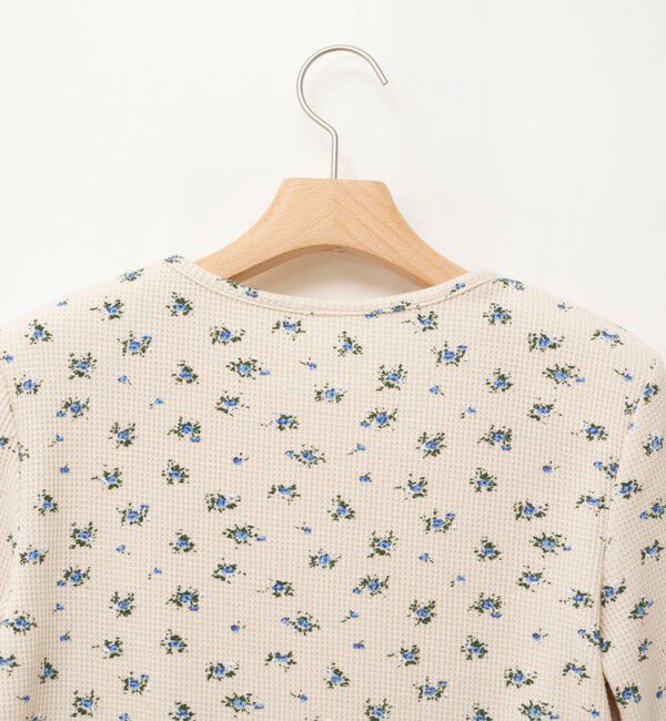 MAQWEL「【MAQWEL/マクウェル】Flower Waffleショルダーパッドプルオーバー」|Tシャツ・カットソー|