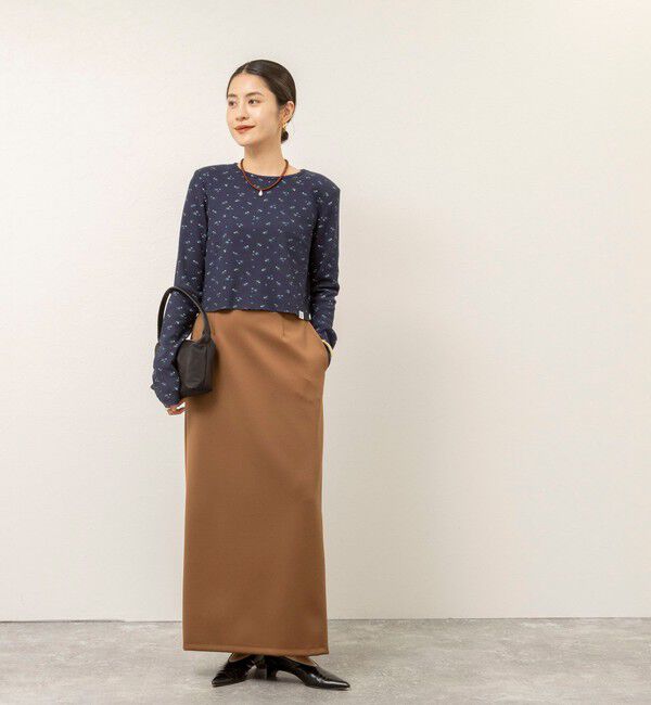 MAQWEL「【MAQWEL/マクウェル】Flower Waffleショルダーパッドプルオーバー」|Tシャツ・カットソー|