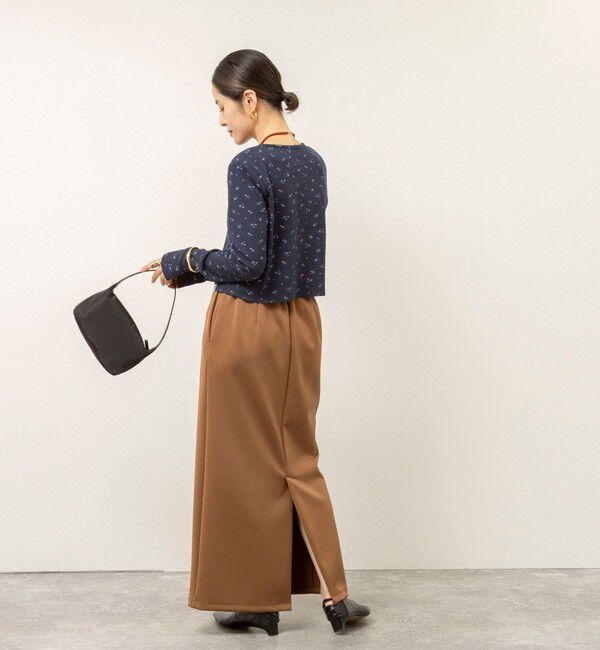 MAQWEL「【MAQWEL/マクウェル】Flower Waffleショルダーパッドプルオーバー」|Tシャツ・カットソー|
