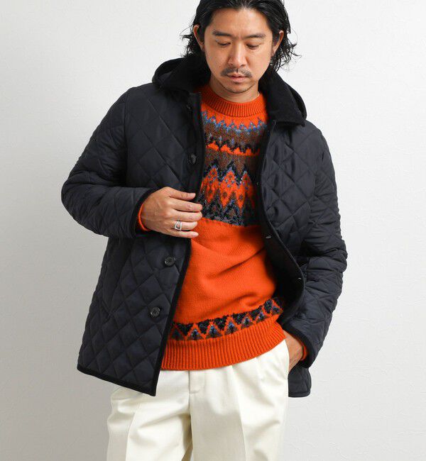 NOLLEY'S goodman「【Traditional Weatherwear】別注 DERBY MIDDLE キルティングジャケット 26AW」|ブルゾン・スタジャン|ネイビー
