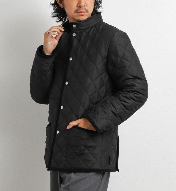NOLLEY'S goodman「【Traditional Weatherwear】別注 WAVERLY STAND スタンドカラーキルティングジャケット 26AW」|ブルゾン・スタジャン|ブラック