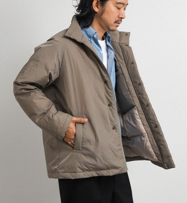 NOLLEY'S goodman「【TAION/タイオン】別注 スタンドダウンミドル 26AW」|ダウン|ベージュ