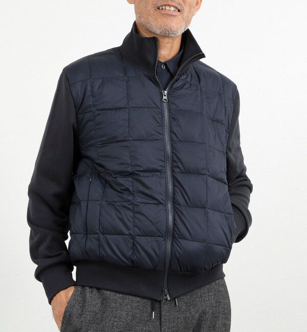 NOLLEY'S goodman「【TAION/タイオン】別注 スウェットコンビ ハイネックダウンJK 26AW」|ブルゾン・スタジャン|