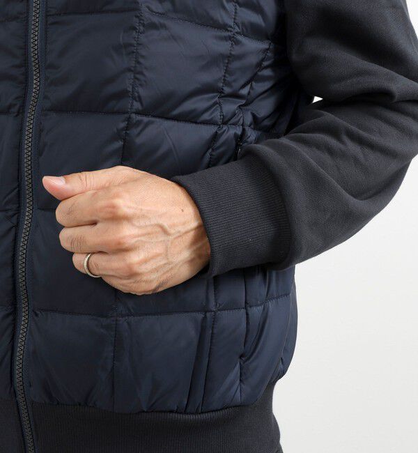 NOLLEY'S goodman「【TAION/タイオン】別注 スウェットコンビ ハイネックダウンJK 26AW」|ブルゾン・スタジャン|
