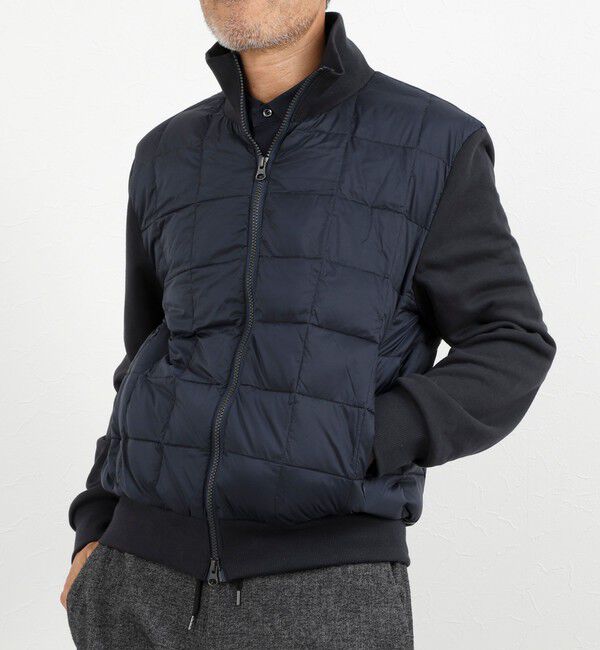NOLLEY'S goodman「【TAION/タイオン】別注 スウェットコンビ ハイネックダウンJK 26AW」|ブルゾン・スタジャン|