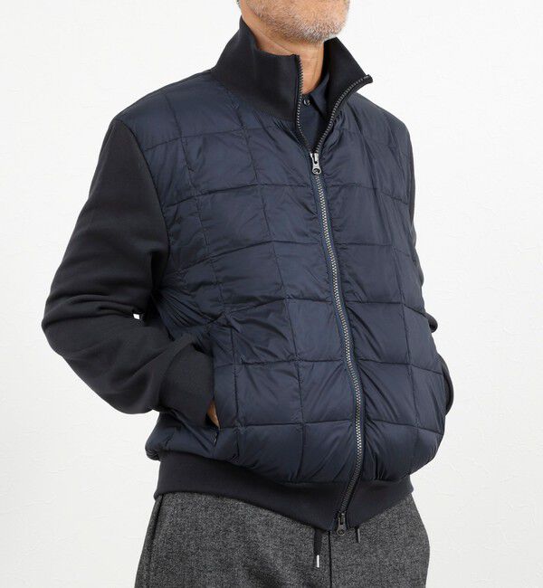 NOLLEY'S goodman「【TAION/タイオン】別注 スウェットコンビ ハイネックダウンJK 26AW」|ブルゾン・スタジャン|