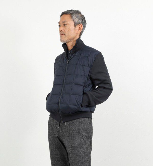 NOLLEY'S goodman「【TAION/タイオン】別注 スウェットコンビ ハイネックダウンJK 26AW」|ブルゾン・スタジャン|