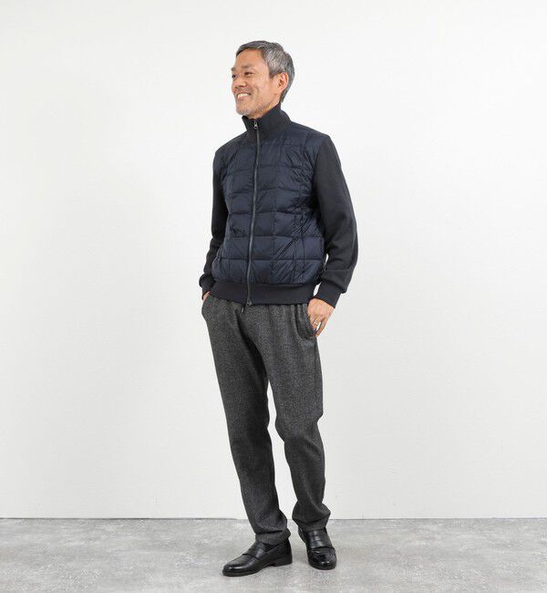 NOLLEY'S goodman「【TAION/タイオン】別注 スウェットコンビ ハイネックダウンJK 26AW」|ブルゾン・スタジャン|