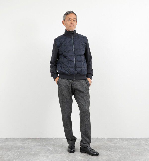 NOLLEY'S goodman「【TAION/タイオン】別注 スウェットコンビ ハイネックダウンJK 26AW」|ブルゾン・スタジャン|
