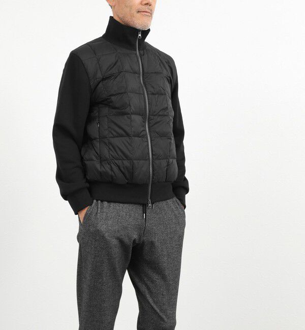 NOLLEY'S goodman「【TAION/タイオン】別注 スウェットコンビ ハイネックダウンJK 26AW」|ブルゾン・スタジャン|