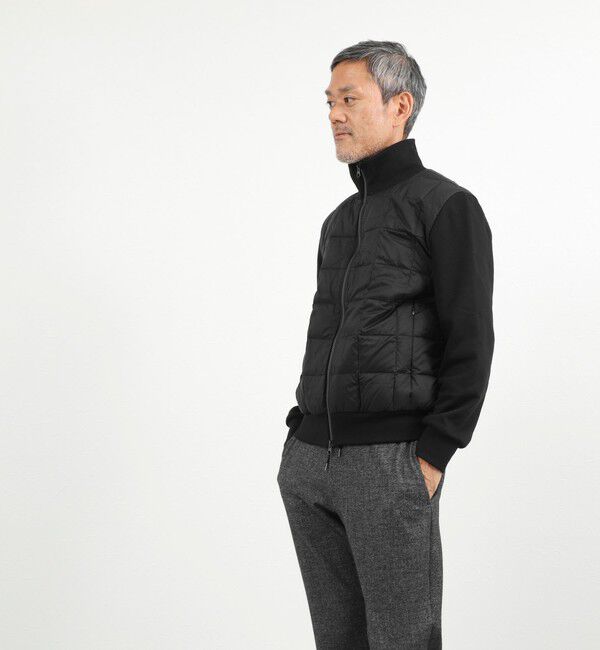 NOLLEY'S goodman「【TAION/タイオン】別注 スウェットコンビ ハイネックダウンJK 26AW」|ブルゾン・スタジャン|