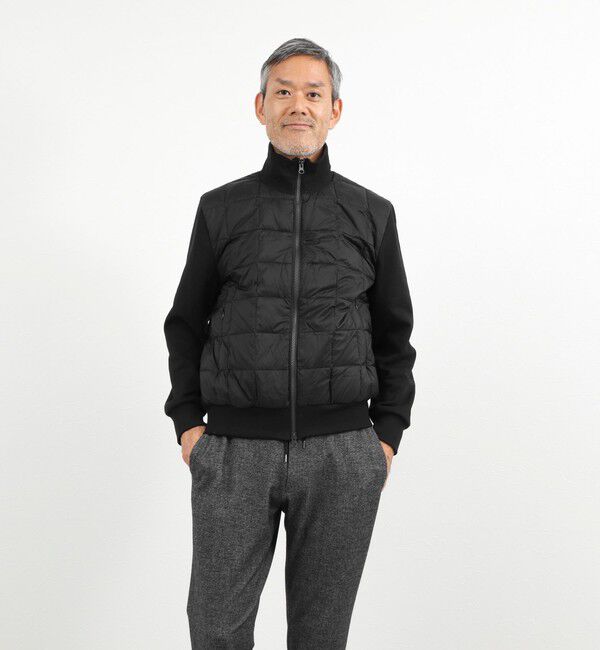 NOLLEY'S goodman「【TAION/タイオン】別注 スウェットコンビ ハイネックダウンJK 26AW」|ブルゾン・スタジャン|