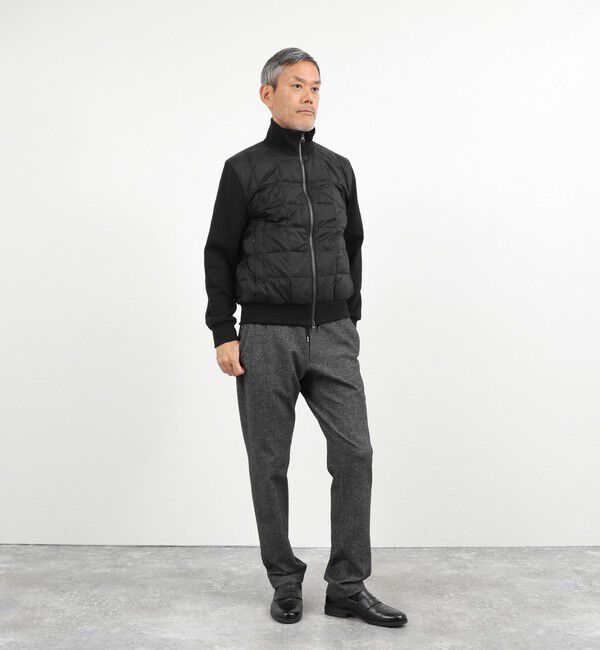 NOLLEY'S goodman「【TAION/タイオン】別注 スウェットコンビ ハイネックダウンJK 26AW」|ブルゾン・スタジャン|