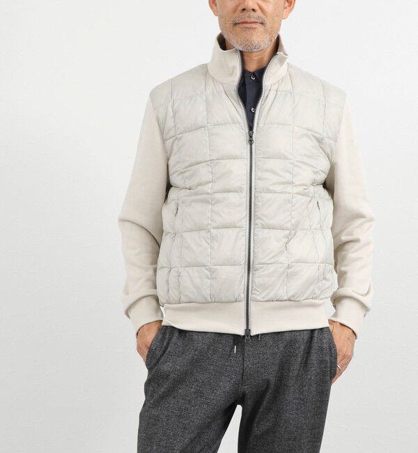 NOLLEY'S goodman「【TAION/タイオン】別注 スウェットコンビ ハイネックダウンJK 26AW」|ブルゾン・スタジャン|