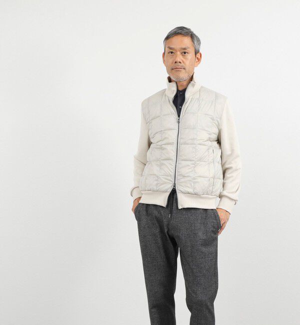 NOLLEY'S goodman「【TAION/タイオン】別注 スウェットコンビ ハイネックダウンJK 26AW」|ブルゾン・スタジャン|