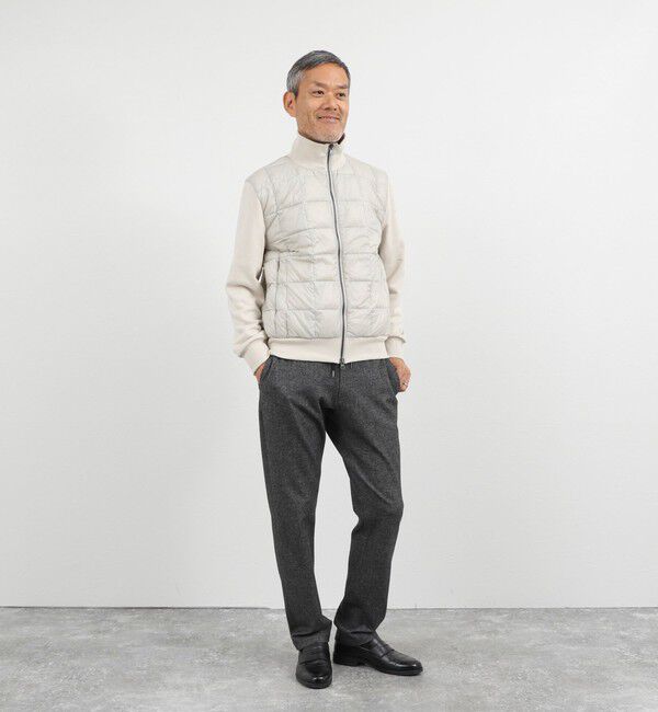 NOLLEY'S goodman「【TAION/タイオン】別注 スウェットコンビ ハイネックダウンJK 26AW」|ブルゾン・スタジャン|