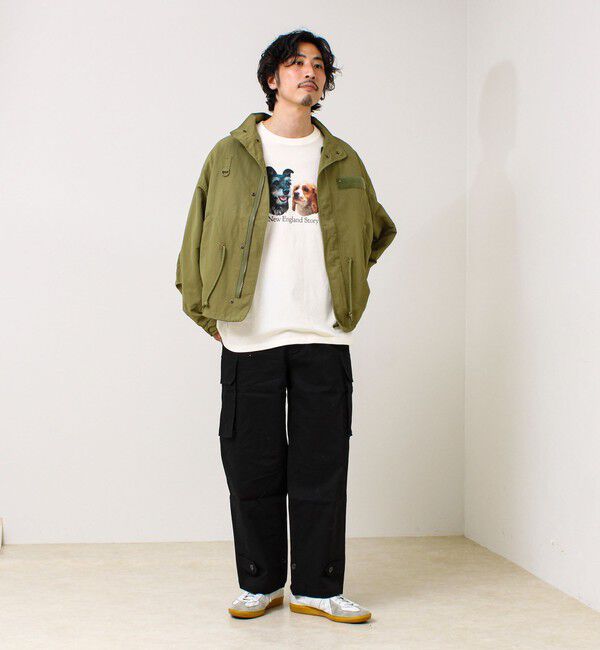 GLOSTER「【あの名作をオマージュ】犬猫実写風プリントTシャツ」|Tシャツ・カットソー|