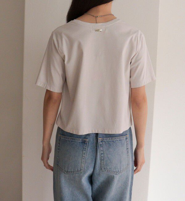 fredy emue「シルケットスムースクロップドTシャツ」|Tシャツ・カットソー|