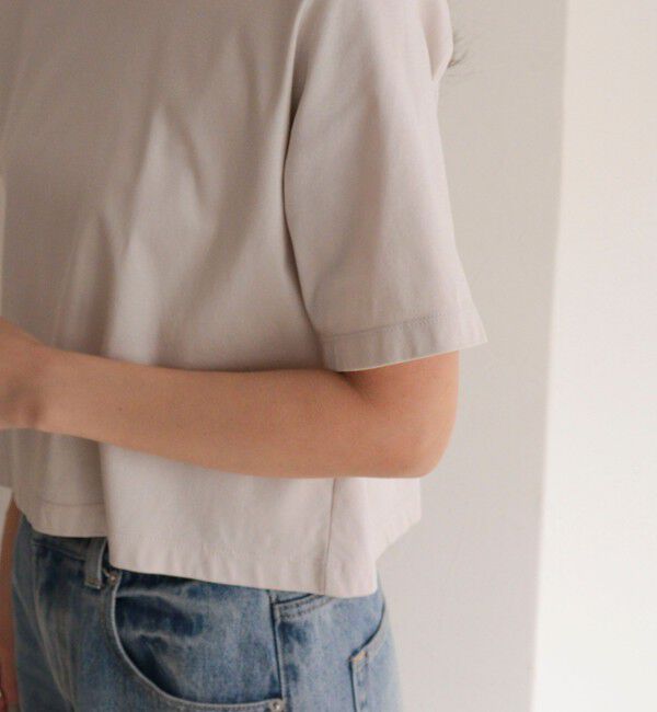 fredy emue「シルケットスムースクロップドTシャツ」|Tシャツ・カットソー|