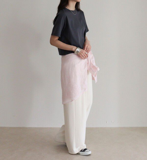 fredy emue「シルケットスムースクロップドTシャツ」|Tシャツ・カットソー|