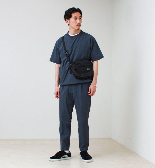 GLOSTER「【接触冷感/セットアップ着用可能】SoftCool サイドポケットTシャツ」|Tシャツ・カットソー|