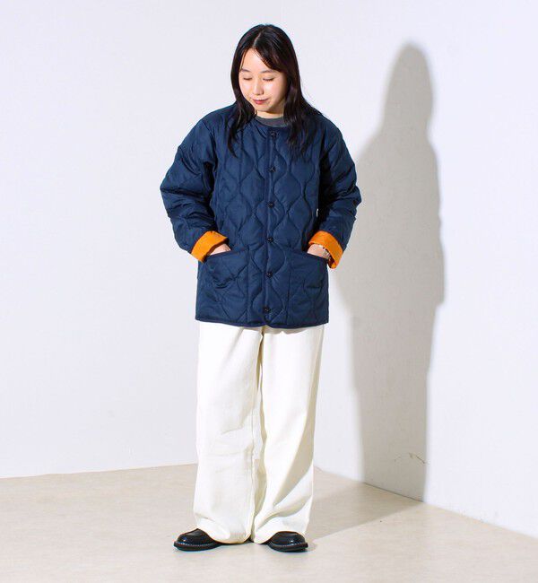 GLOSTER「【WEB限定】【TAION/タイオン】別注 ミリタリー クルーネック ライナージャケット」|ダウン|
