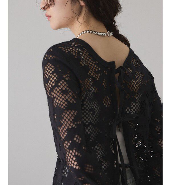 ADAM ET ROPE'「2WAYホールジャガードトップス」|Tシャツ・カットソー|