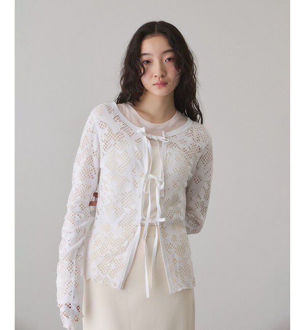 ADAM ET ROPE'「2WAYホールジャガードトップス」|Tシャツ・カットソー|