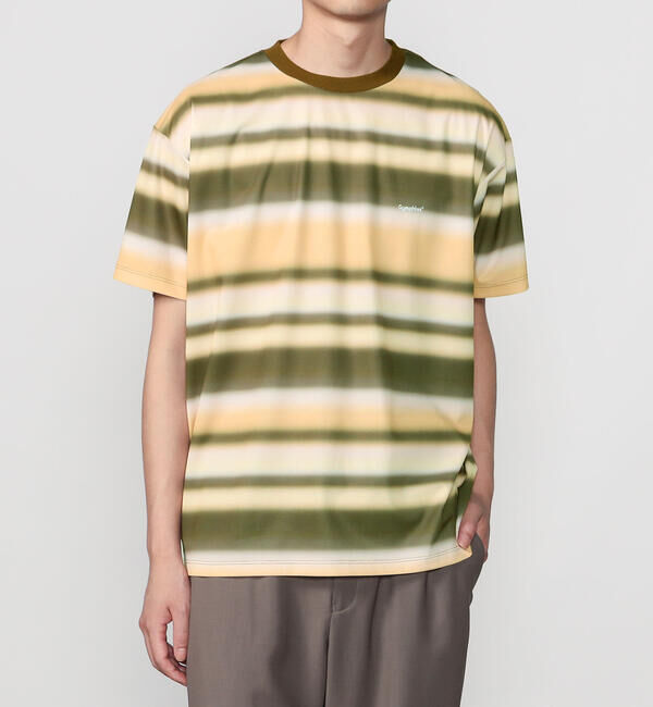 GYMPHLEX「Gymphlex | クルーネック 半袖 ボーダーTシャツ MEN」|Tシャツ・カットソー|