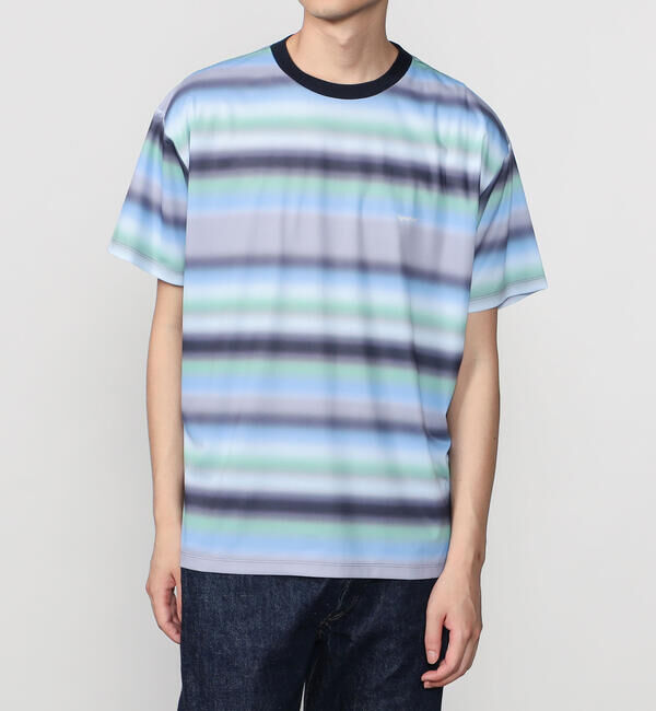 GYMPHLEX「Gymphlex | クルーネック 半袖 ボーダーTシャツ MEN」|Tシャツ・カットソー|