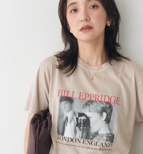  「【LIFE PC】 Focus Photo Tee」|Tシャツ・カットソー|ベージュ