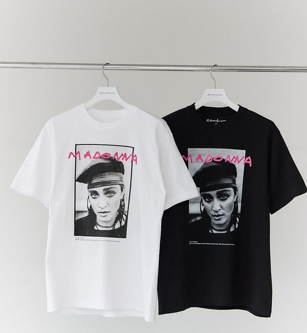 ABAHOUSE「PeterAnderson-Madonna PHOTO Tee / マドンナ /」|Tシャツ・カットソー|ホワイト系その他1