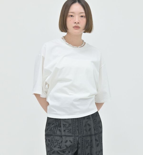 qualite「【接触冷感】プレミアム天竺ドルマンTシャツ」|Tシャツ・カットソー|