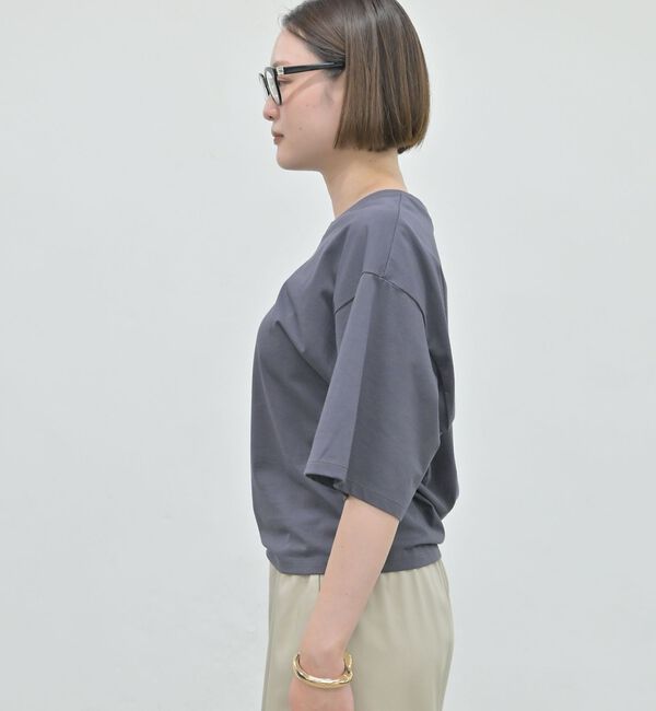 qualite「【接触冷感】プレミアム天竺ドルマンTシャツ」|Tシャツ・カットソー|