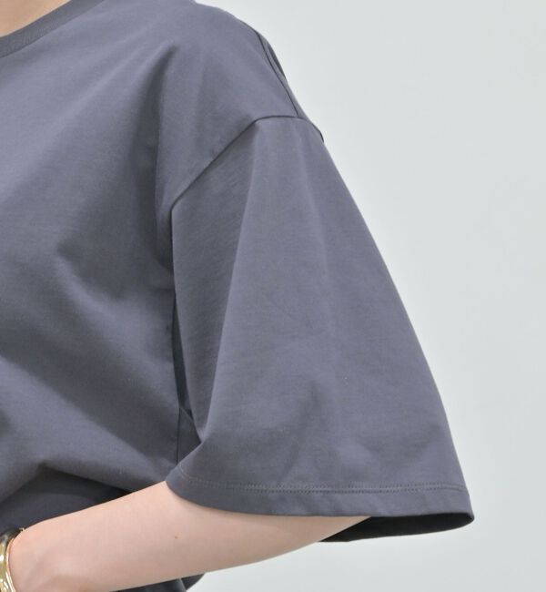 qualite「【接触冷感】プレミアム天竺ドルマンTシャツ」|Tシャツ・カットソー|