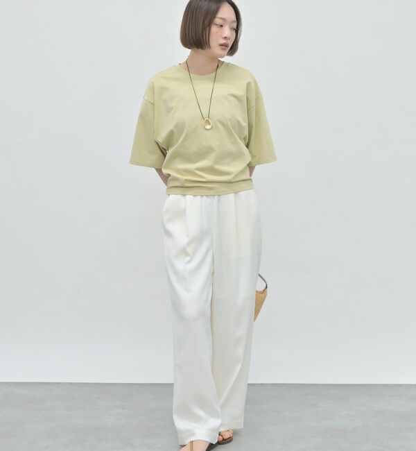 qualite「【接触冷感】プレミアム天竺ドルマンTシャツ」|Tシャツ・カットソー|