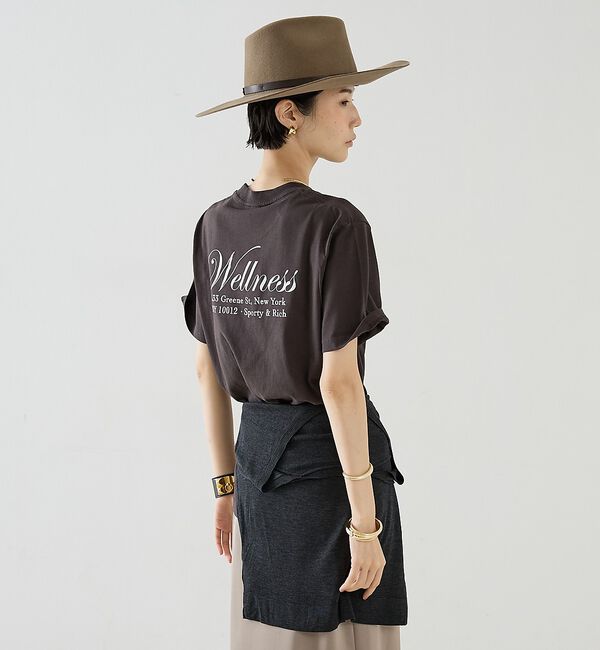 The Store by C' 「【Sporty&Rich】Soho T-Shirt／ロゴTシャツ」|Tシャツ・カットソー|