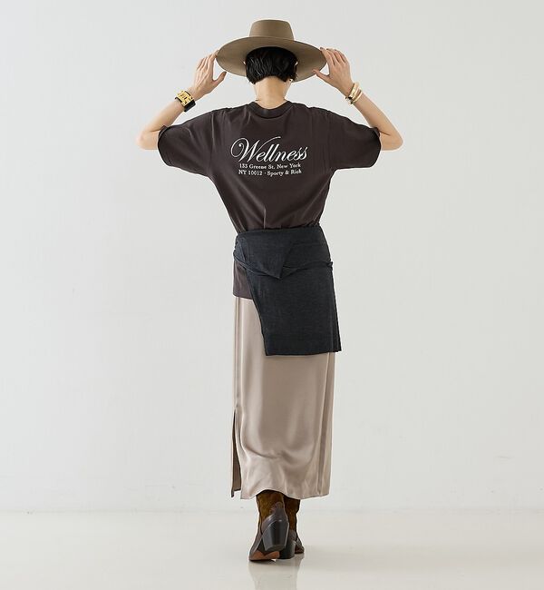 The Store by C' 「【Sporty&Rich】Soho T-Shirt／ロゴTシャツ」|Tシャツ・カットソー|
