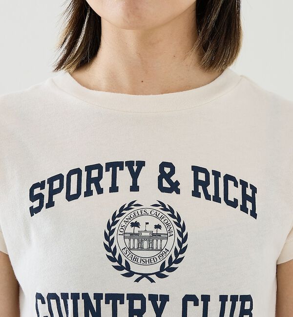 The Store by C' 「【Sporty&Rich】Varsity Crest Essential Tee」|Tシャツ・カットソー|
