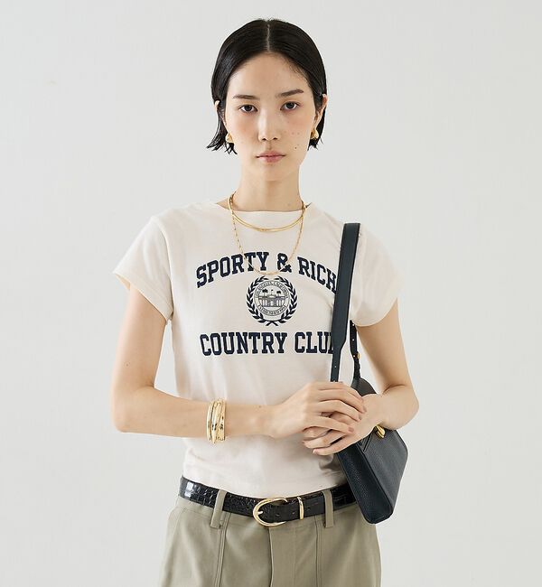 The Store by C' 「【Sporty&Rich】Varsity Crest Essential Tee」|Tシャツ・カットソー|