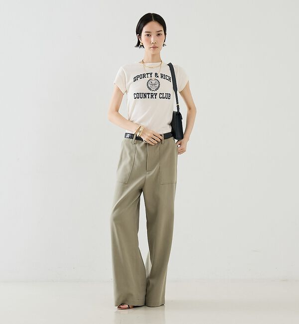 The Store by C' 「【Sporty&Rich】Varsity Crest Essential Tee」|Tシャツ・カットソー|