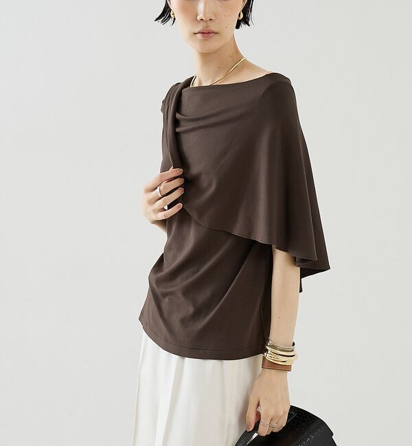 The Store by C' 「【COCUCA】ケープカットソー」|Tシャツ・カットソー|