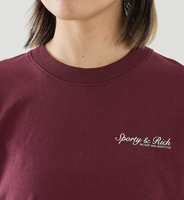 The Store by C' 「【Sporty&Rich】Syracuse T-Shirt／ロゴTシャツ」|Tシャツ・カットソー|