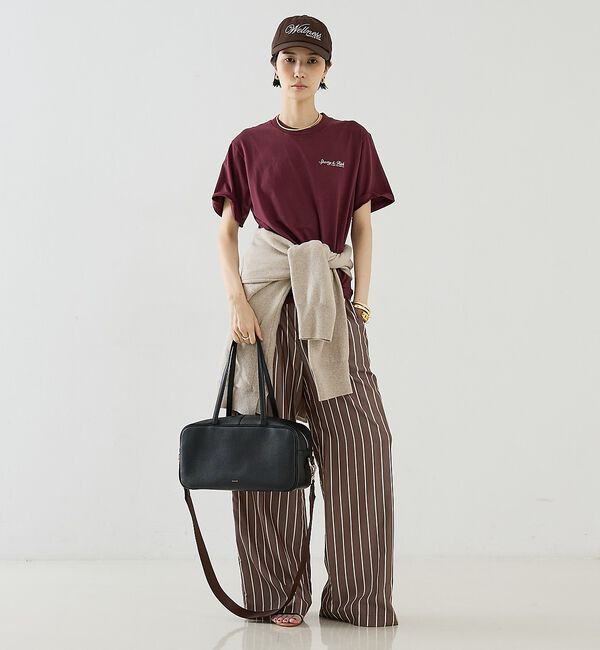 The Store by C' 「【Sporty&Rich】Syracuse T-Shirt／ロゴTシャツ」|Tシャツ・カットソー|