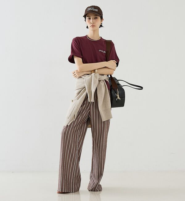 The Store by C' 「【Sporty&Rich】Syracuse T-Shirt／ロゴTシャツ」|Tシャツ・カットソー|