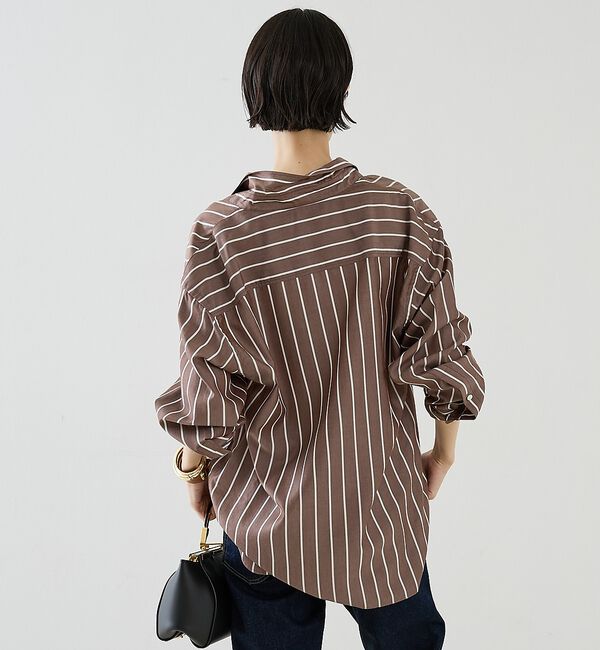 The Store by C' 「【COCUCA】ドロップストライプシャツ」|シャツ・ブラウス|